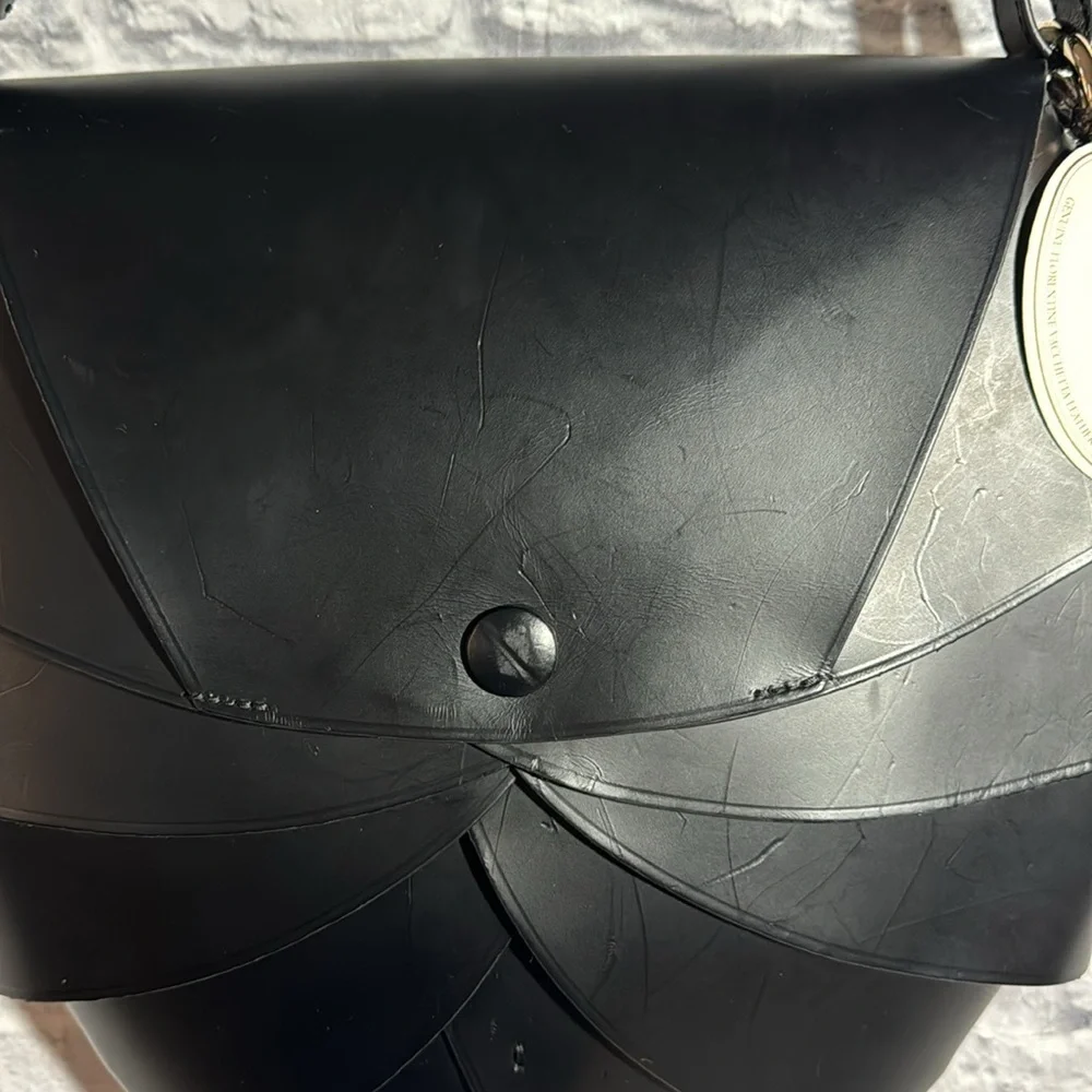 Boldrini Selleria Black Carmen Shoulder Bag Opera Collection Large Luxury Purse